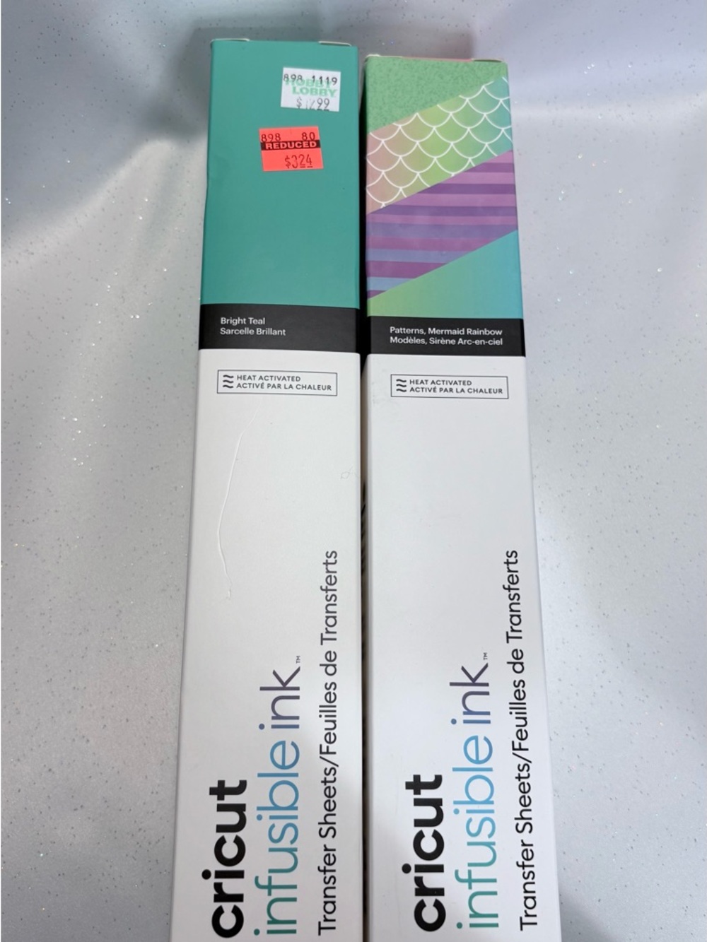 Heat-Activated Ink Transfer Rolls - Teal & Rainbow